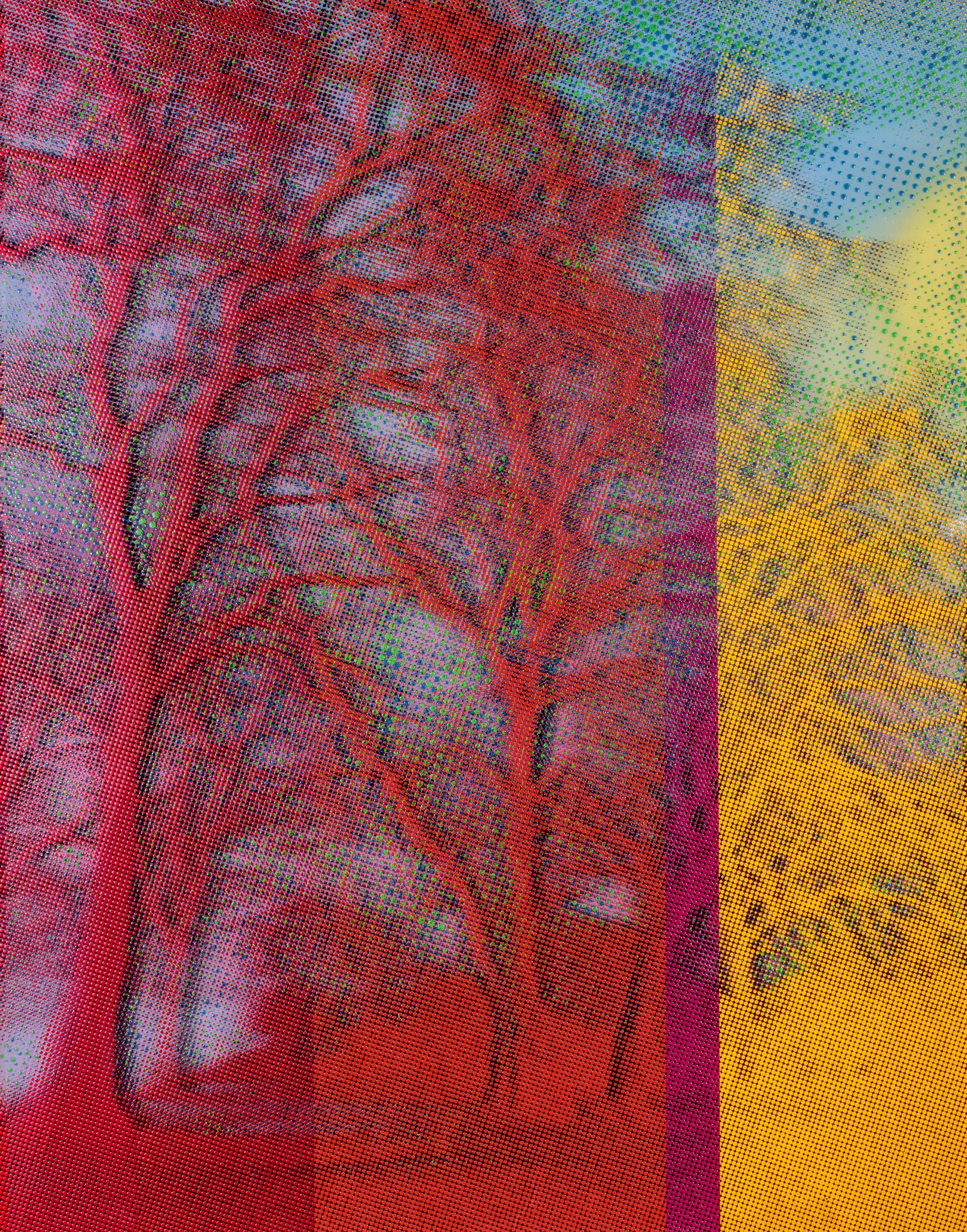 Portrait of a Tree in Crimson and Yellow